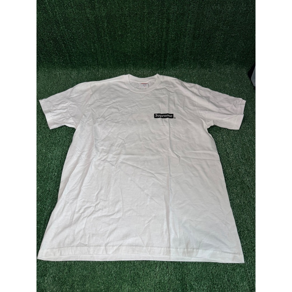 Supreme Spiral Tee White  T Shirt White Mens Medium‎